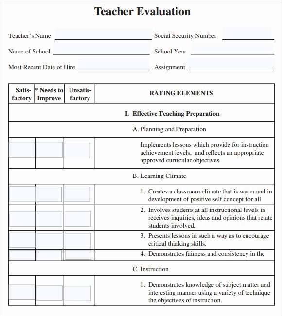 Teaching Feedback forms Inspirational Teachers Should Be Evaluated by their Students at the End
