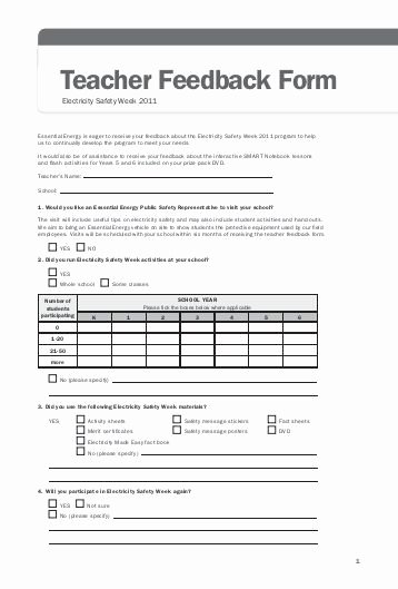 Teaching Feedback forms Luxury Caring for Our Water Reso