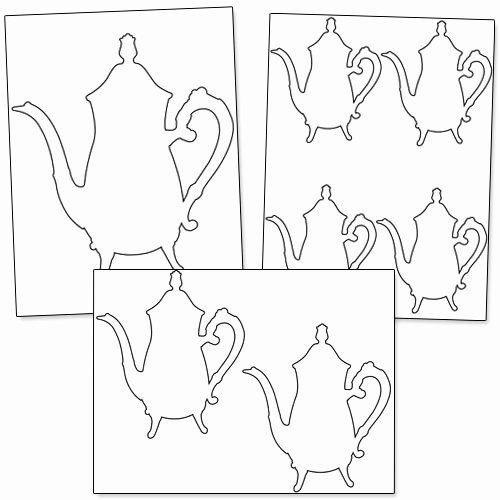 Teapot Template Free Printable Fresh Printable Teapot Stencil — Printable Treats