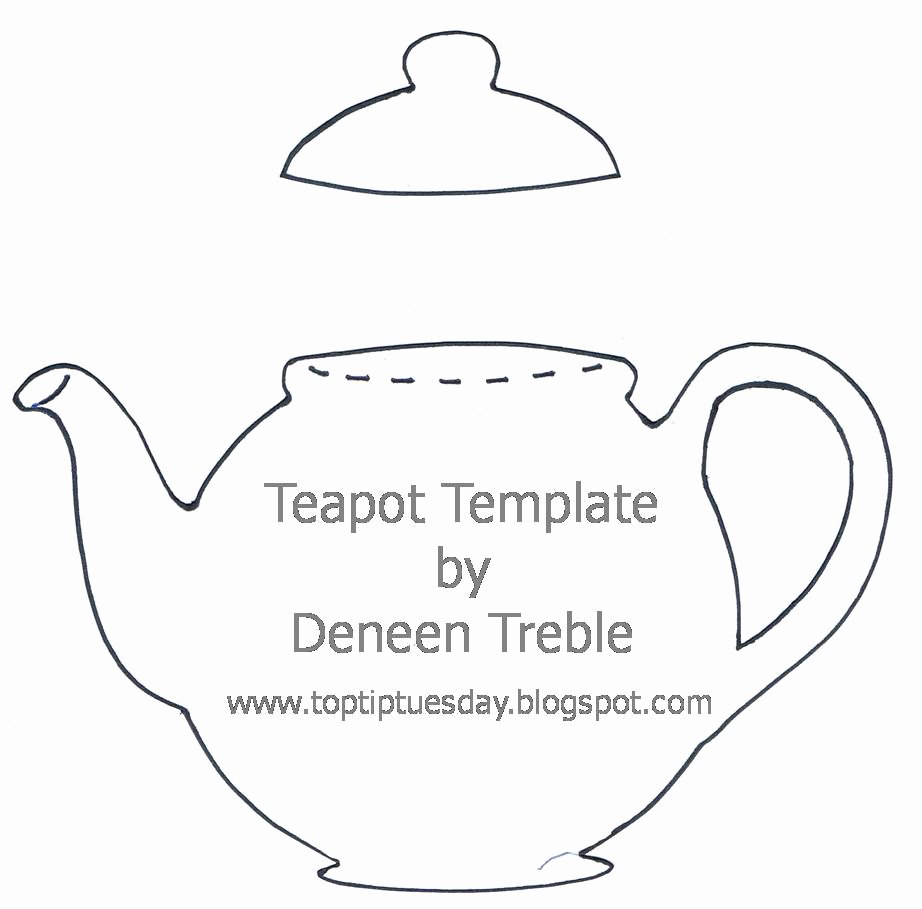 Teapot Template Free Printable Inspirational Teapot Invitations