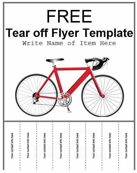 Tear Off Flyer Template Word Luxury 8 Free Sample Tear F Flyer Templates Printable Samples