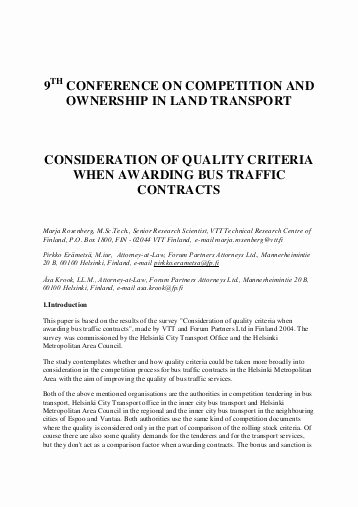 Technical Evaluation Criteria Template Lovely Template D Evaluation Criteria for the Technical Merit