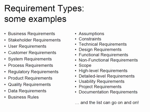 Technical Requirements Template Elegant Business Requirements Functional and Non Functional