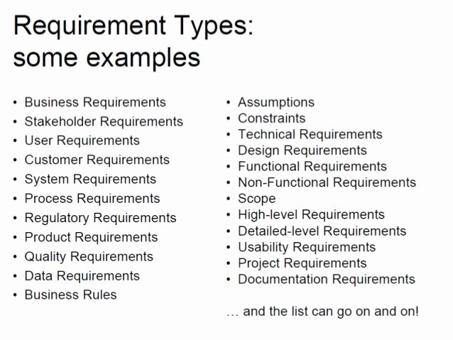 Technical Requirements Template Elegant Business Requirements Functional and Non Functional