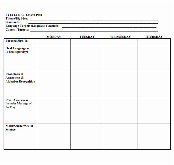 Teks Lesson Plan Template Awesome Free Lesson Plan Templates Globalsacredcircle
