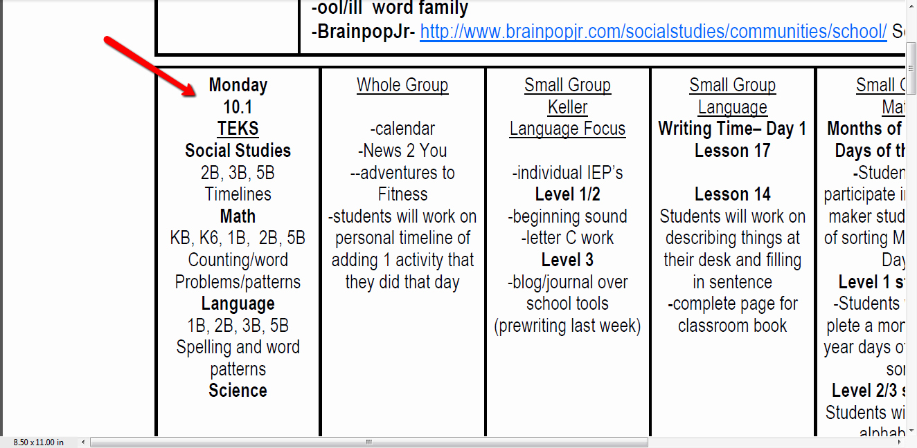 Teks Lesson Plan Template Beautiful Ideas From A Busy Bee Mail Call Monday Lesson Plan Writing