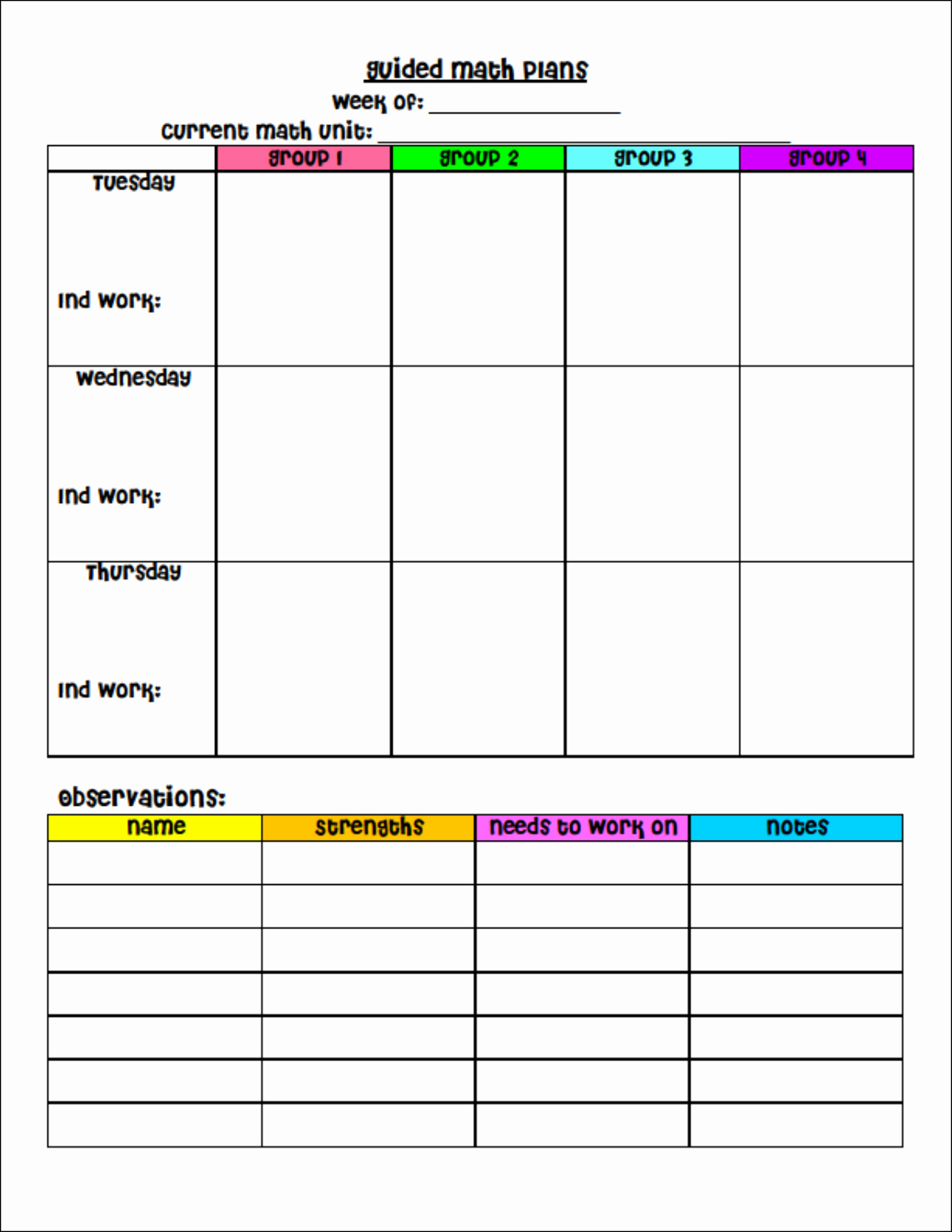Teks Lesson Plan Template New Still Teaching after All these Years Guided Math Putting
