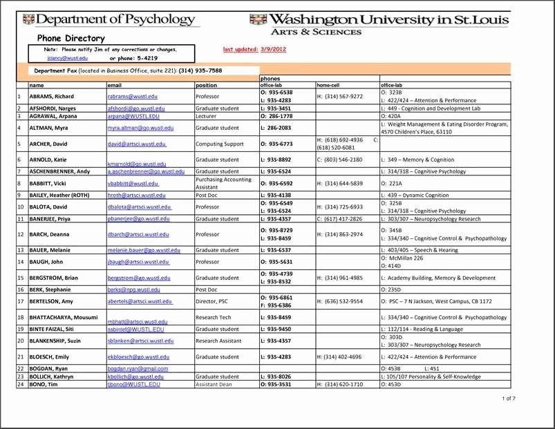 Telephone Directory Template Excel Fresh Business Phone List – Moms In Hawaii
