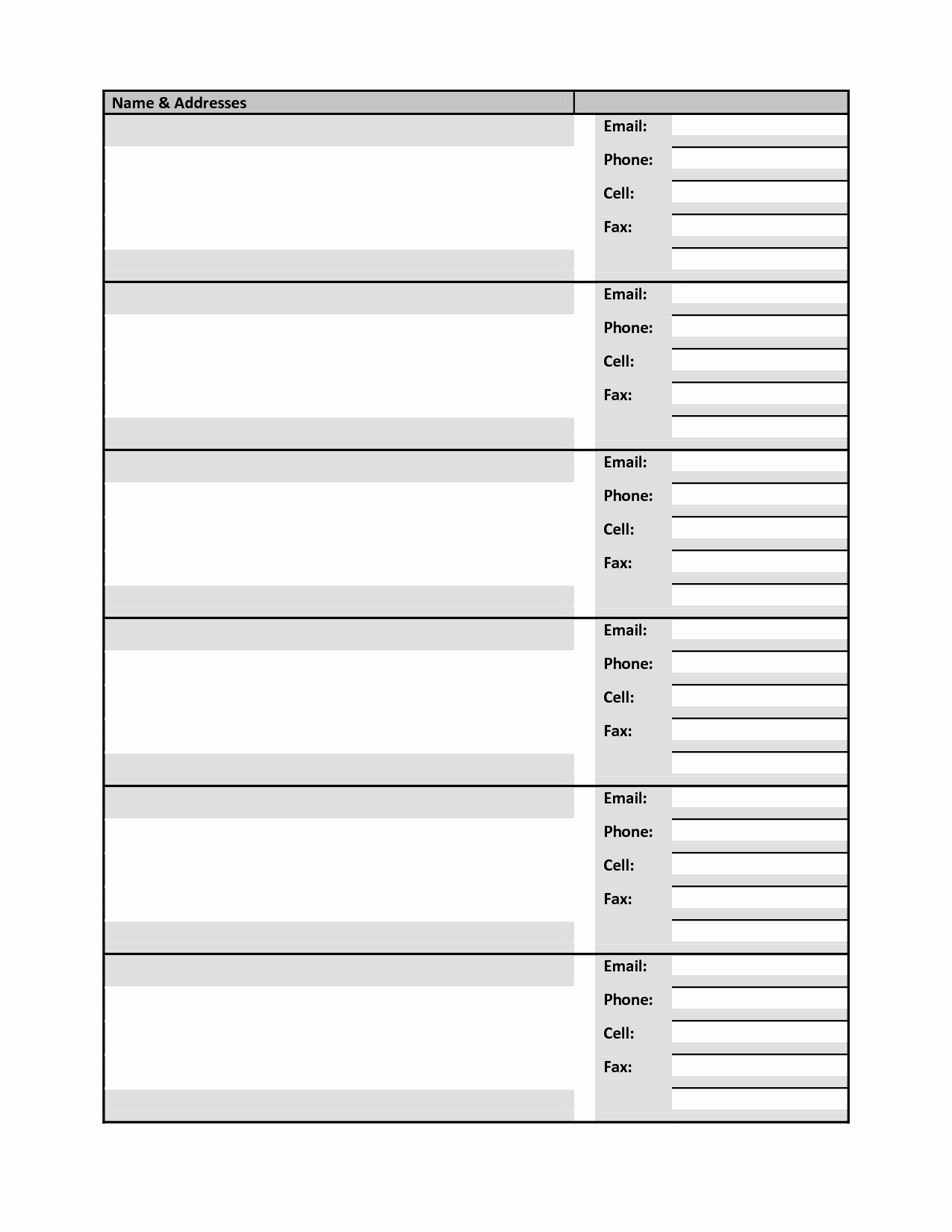 Telephone Directory Template Excel Unique Best S Of Phone Directory format Phone Directory