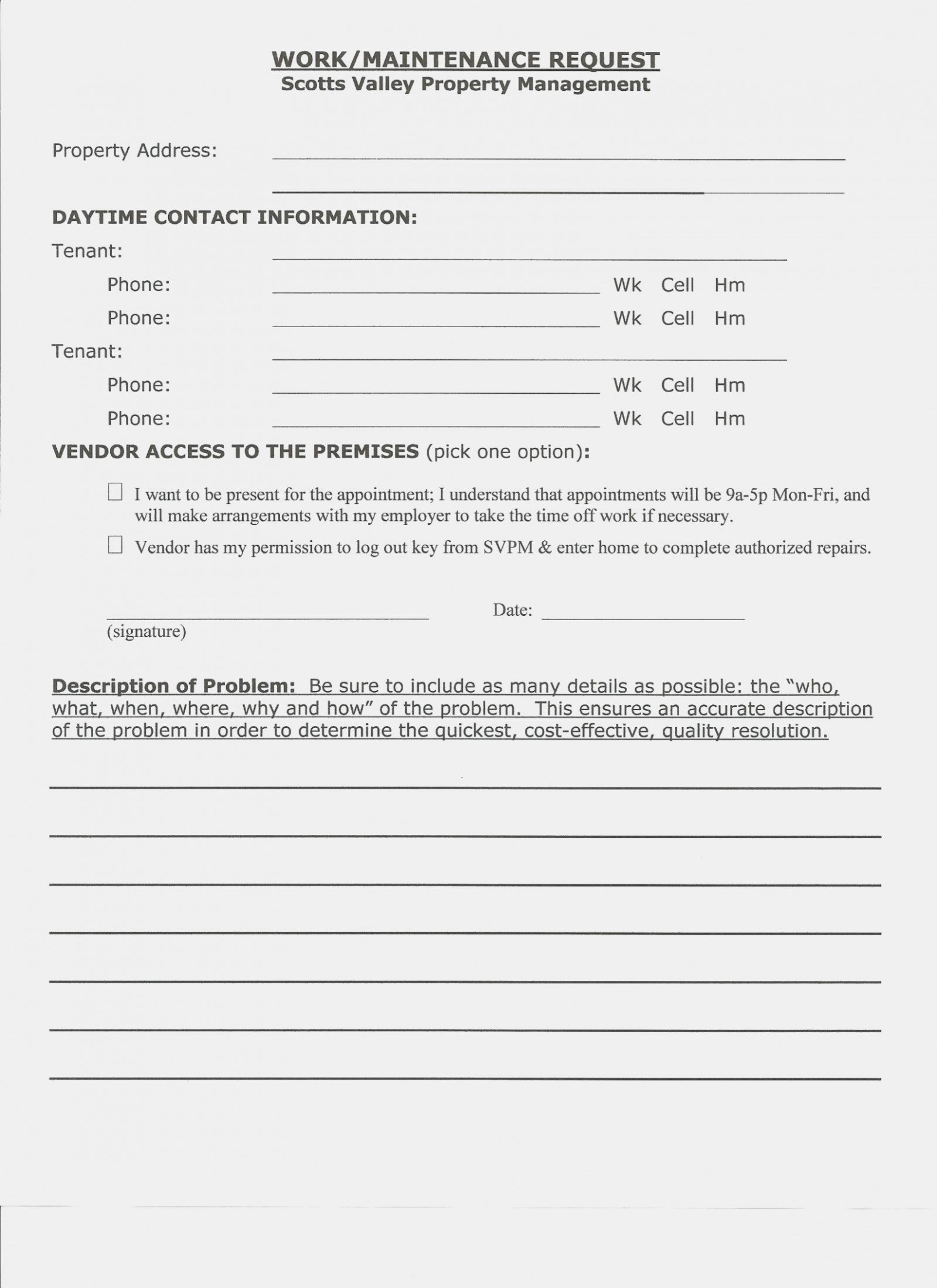 Tenant Maintenance Request form Template Beautiful Seven Important Facts that You Should Know