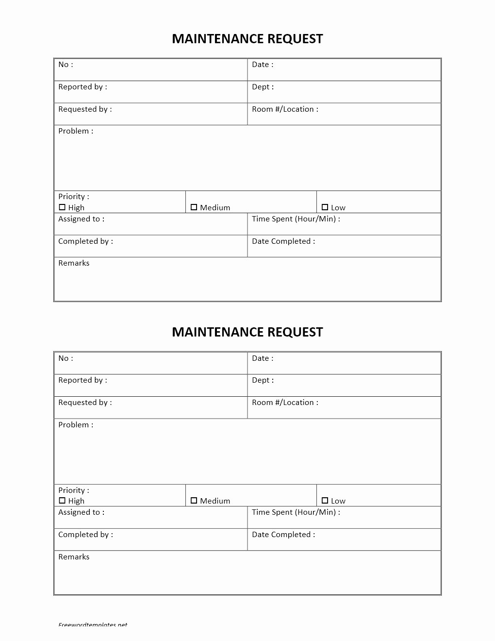 Tenant Maintenance Request form Template Inspirational Maintenance Request Template