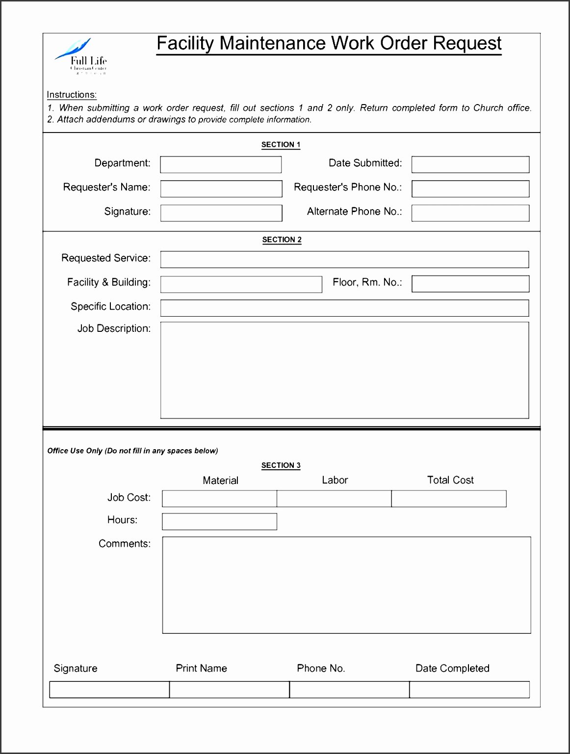 Tenant Maintenance Request form Template Unique 5 Tenant Maintenance Request form Template