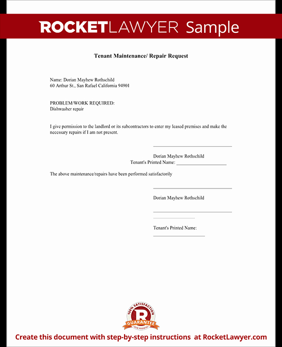 Tenant Maintenance Request form Template Unique Maintenance Request form Tenant Maintenance Request Template