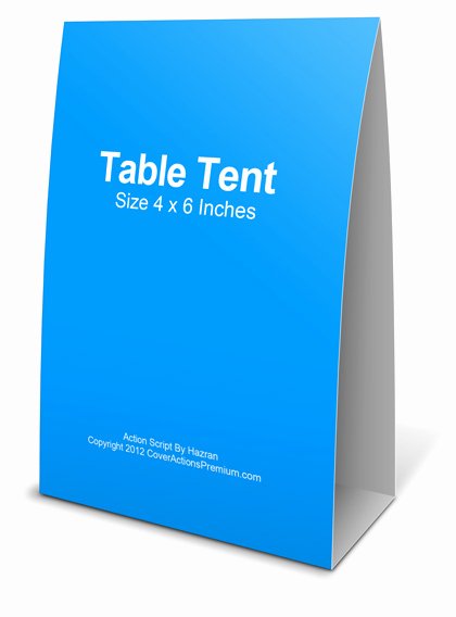 Tent Card Template 6 Per Sheet Fresh Table Tent Mockup Action Script