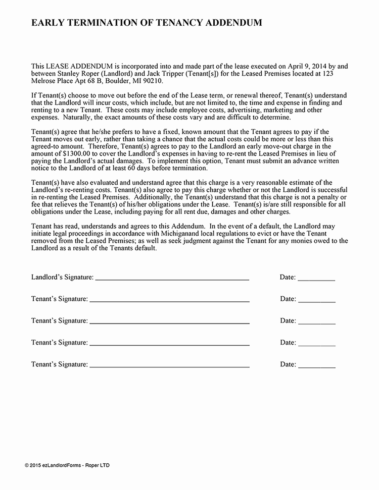 Termination Of Lease Agreement Template Beautiful Early Lease Termination Agreement