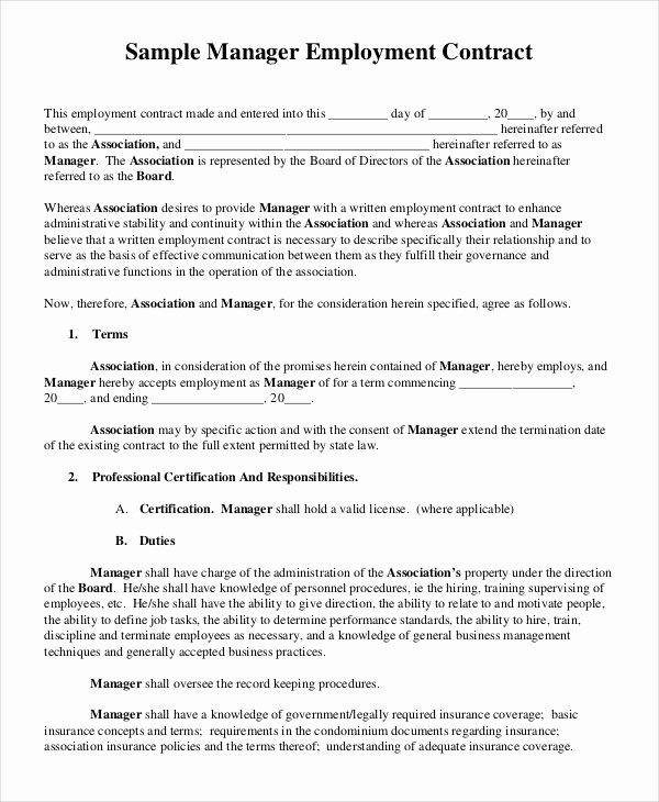 Terms Of Agreement Sample Awesome Employment Contract Template 25 Sample Word Apple