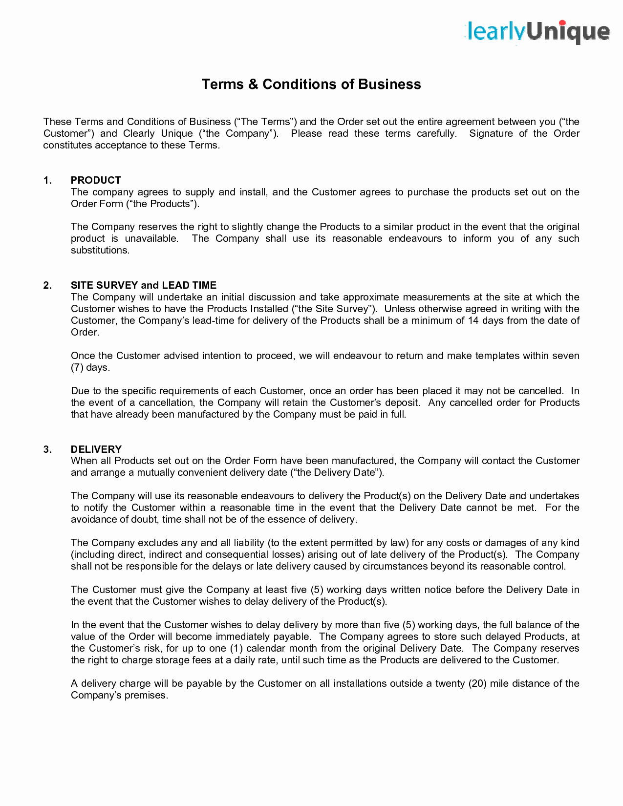 Terms Of Agreement Sample Awesome Terms and Conditions Template