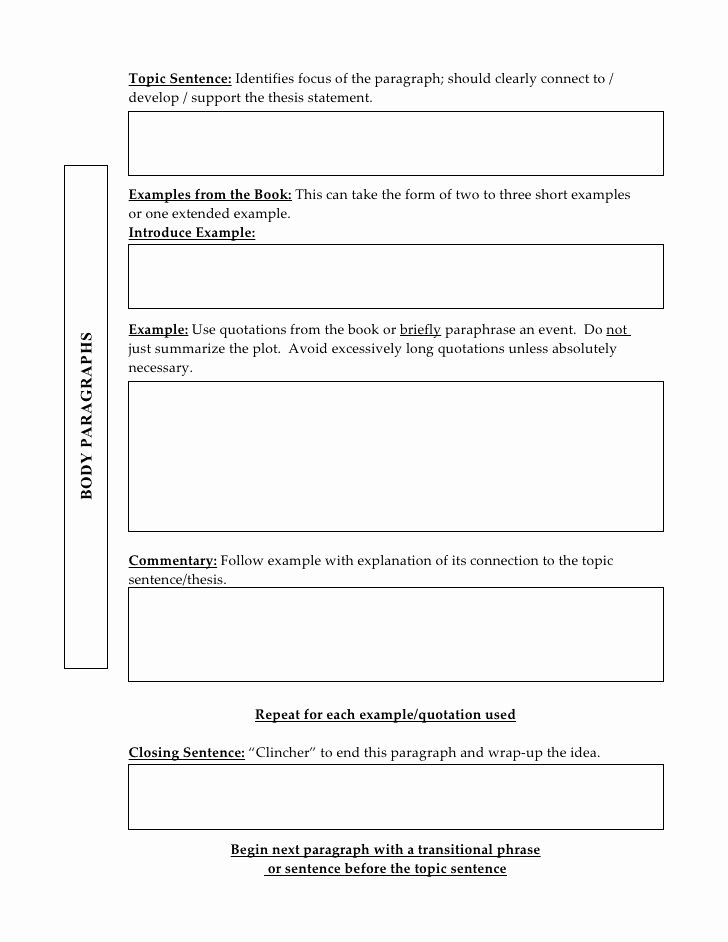 Text Analysis Response Outline Best Of Literary Analysis Outline