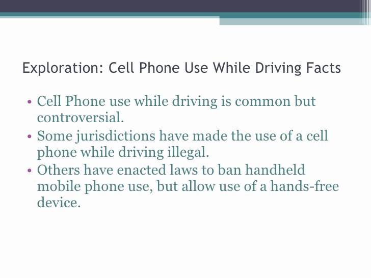 Texting and Driving Research Paper Luxury Cell Phone Use while Driving 2