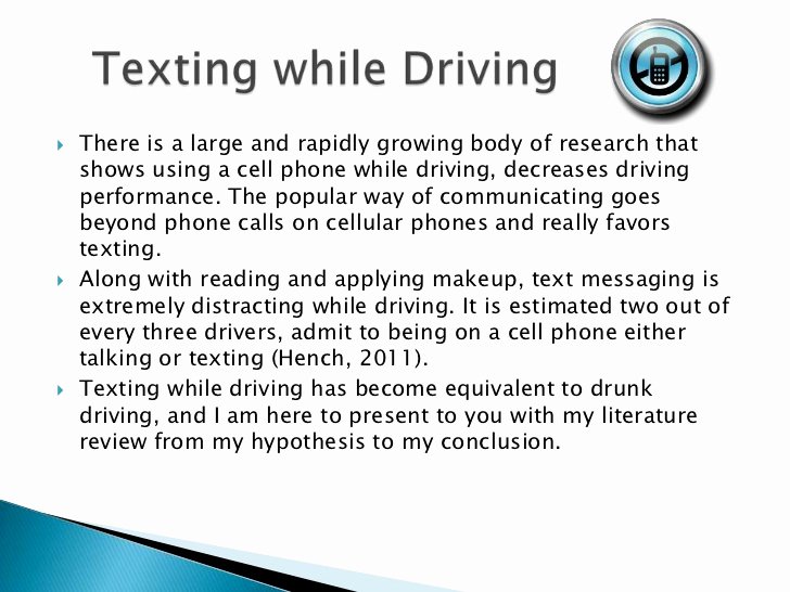 Texting and Driving Research Paper Luxury Texting while Driving Argumentative Essay Argumentative