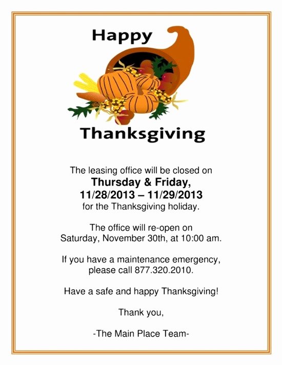 Thanksgiving Closed Sign Template Awesome Closed Printable Signs for Thanksgiving – Happy Easter