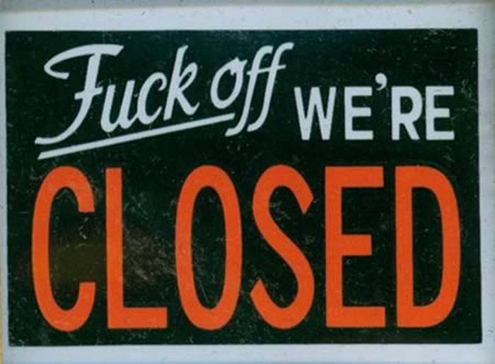 Thanksgiving Closed Sign Template Luxury Hilarious Closed Signs 12 Pics