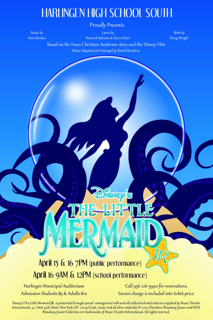 Theatre Program Template Awesome 1000 Images About Little Mermaid On Pinterest