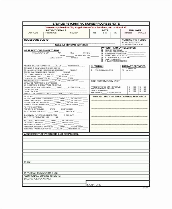 Therapy Progress Note Template Free Fresh Psychotherapy Progress Note Template Pdf