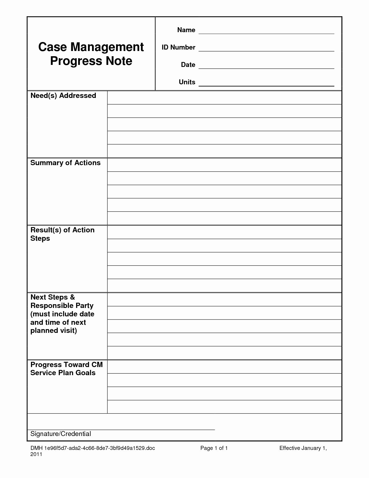 Therapy Progress Note Template Free New Case Notes Template