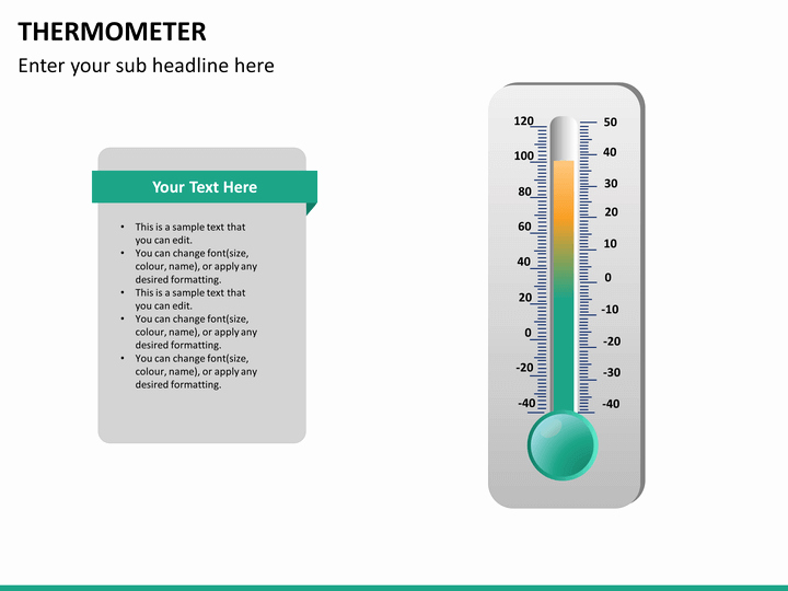 Thermometer Chart Powerpoint Awesome Powerpoint thermometer Template