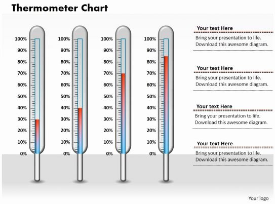 Thermometer Chart Powerpoint Best Of 0414 Design thermometer Column Chart Powerpoint Graph