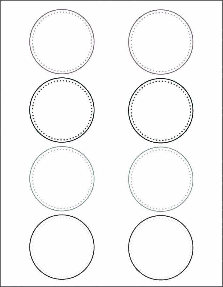 Three Inch Circle Template Unique 4 Inch Circle Template