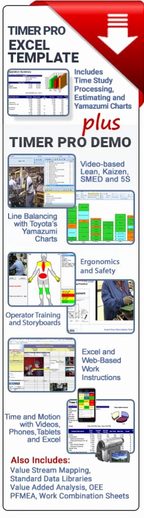 Time and Motion Study Template Excel Beautiful Tprodownloadxl Timer Pro Professional