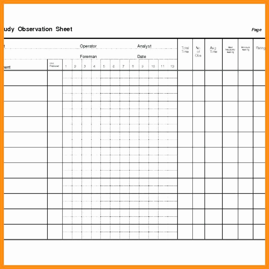 Time and Motion Study Template Excel Unique Time and Motion Spreadsheet Google Spreadshee Time and