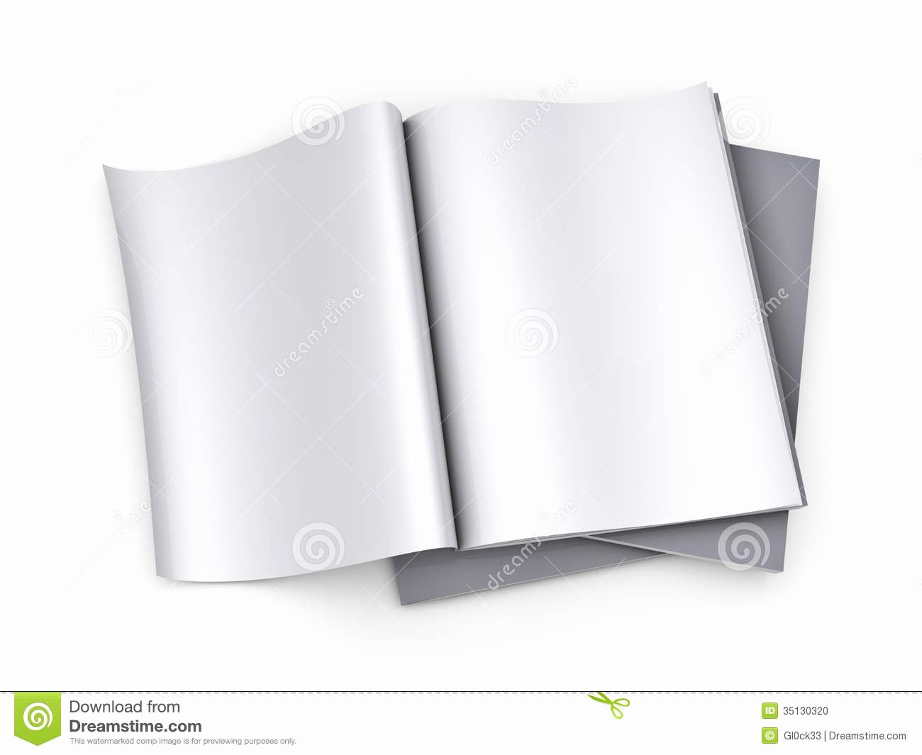 Time Magazine Blank Unique Magazine Blank Page Template Stock Illustration