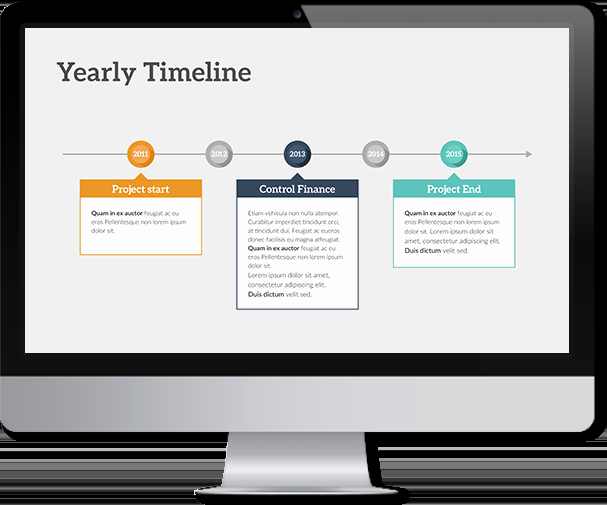 Timeline Template Keynote Elegant Timeline Keynote Template