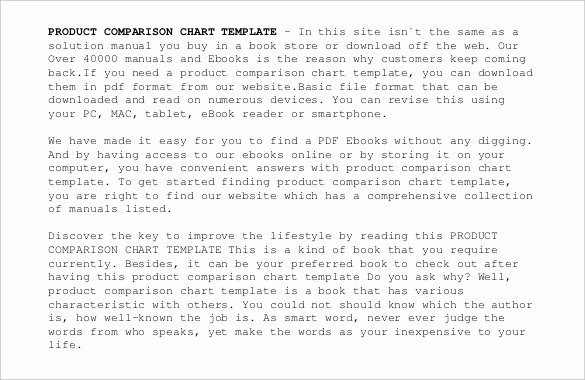 Tire Size Comparison Chart Template Fresh 32 Parison Chart Templates Word Excel Pdf