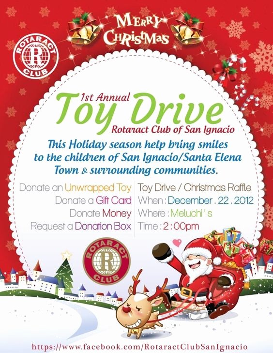 Toy Drive Flyer Template Lovely Rotaract toy Drive at Meluchi S