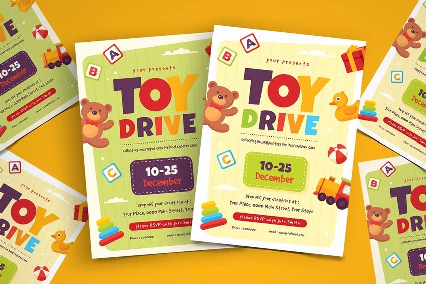 Toy Drive Flyer Template Luxury 26 Best New event Flyers for 2019