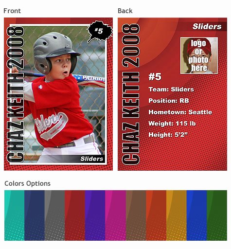 Trading Card Template Free Elegant Sports Trading Cards Template Vol 2