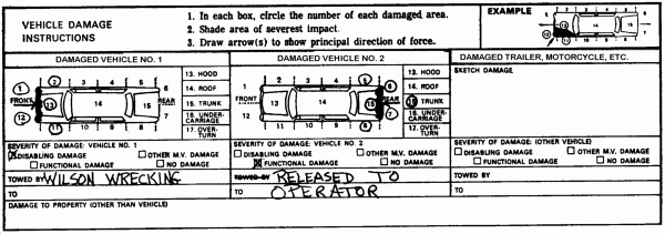 Traffic Accident form Unique Traffic Accident Report form Template Motor Vehicle