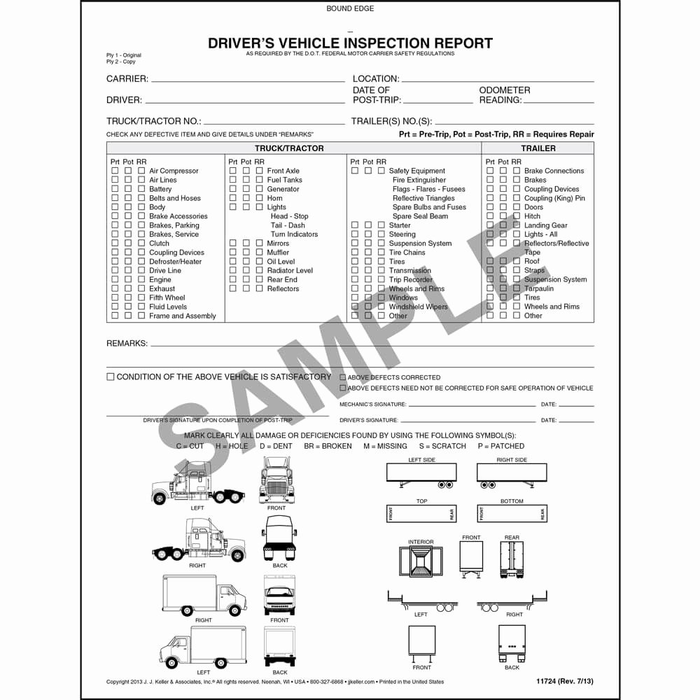 Trailer Inspection form Template Best Of Report Trailer Inspection forme Preventive Maintenance