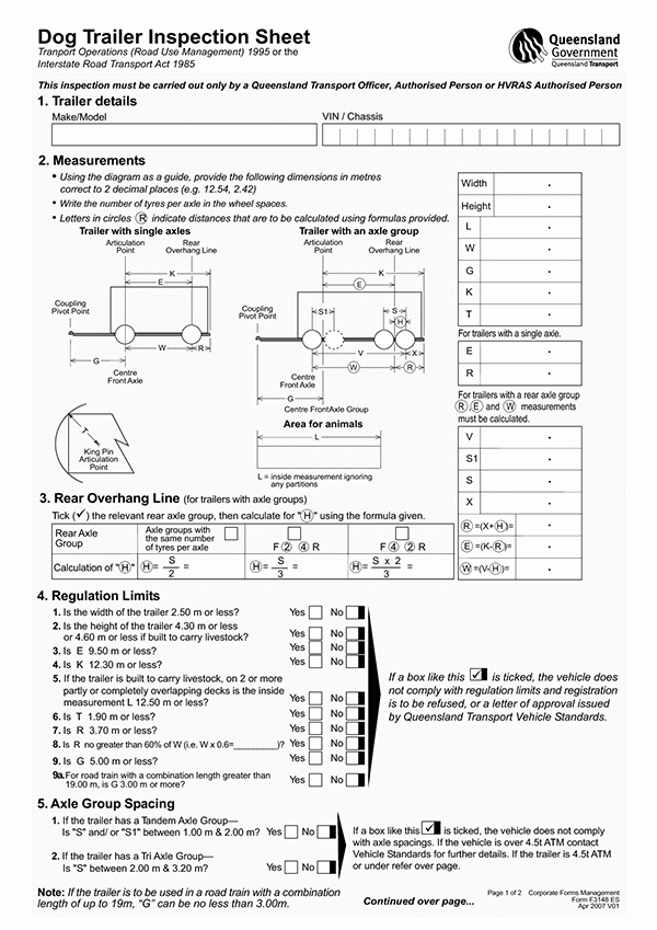 Trailer Inspection form Template Luxury Texas Travel Trailer Inspection Checklist