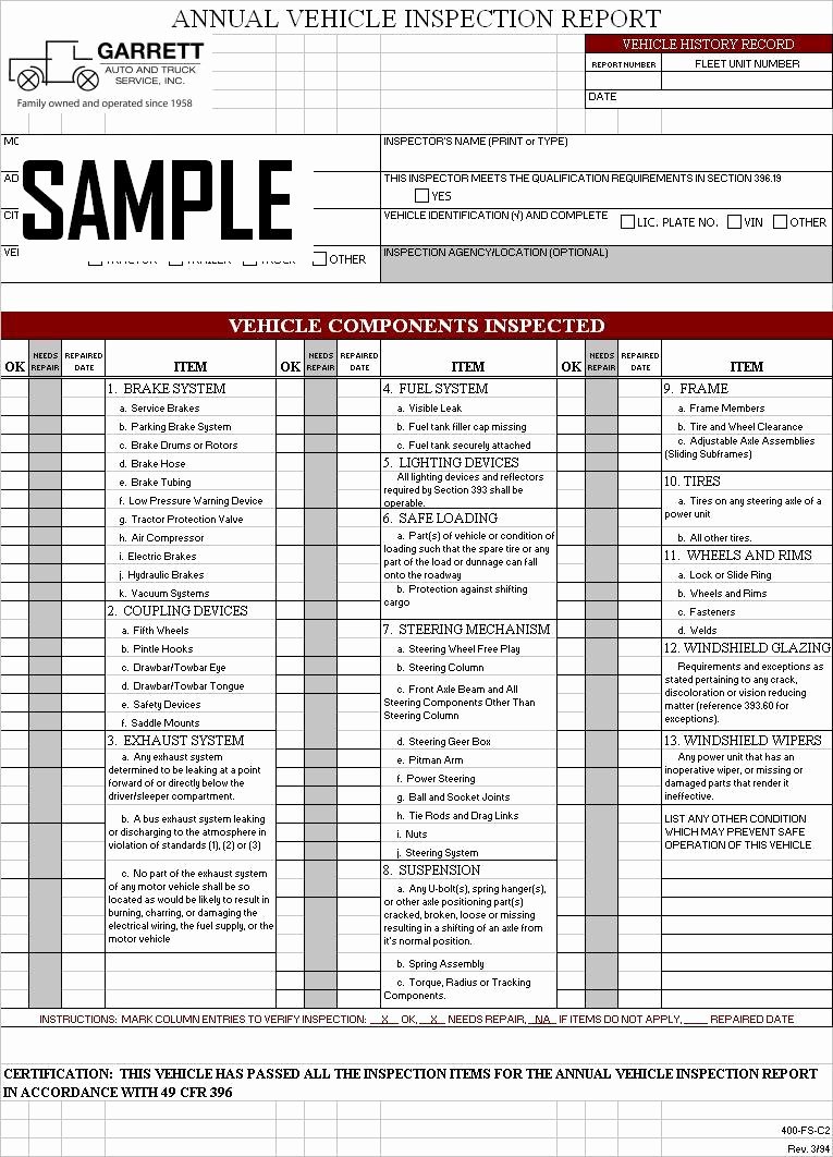 Trailer Inspection form Template Unique Index Of Cdn 20 2001 917