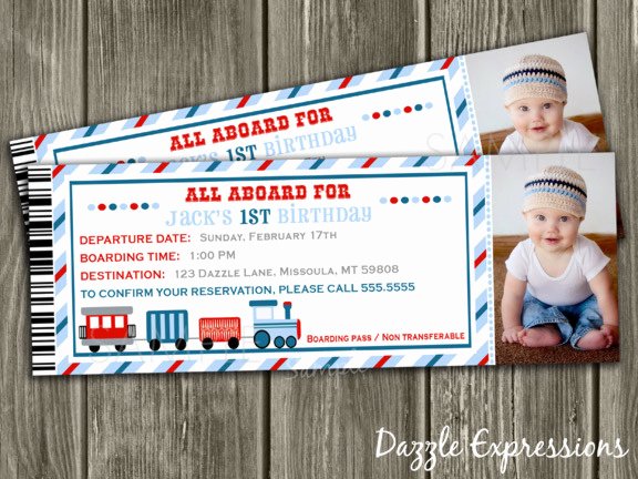 Train Ticket Birthday Invitation Best Of Printable Train Ticket Birthday Invitation Boys Choo