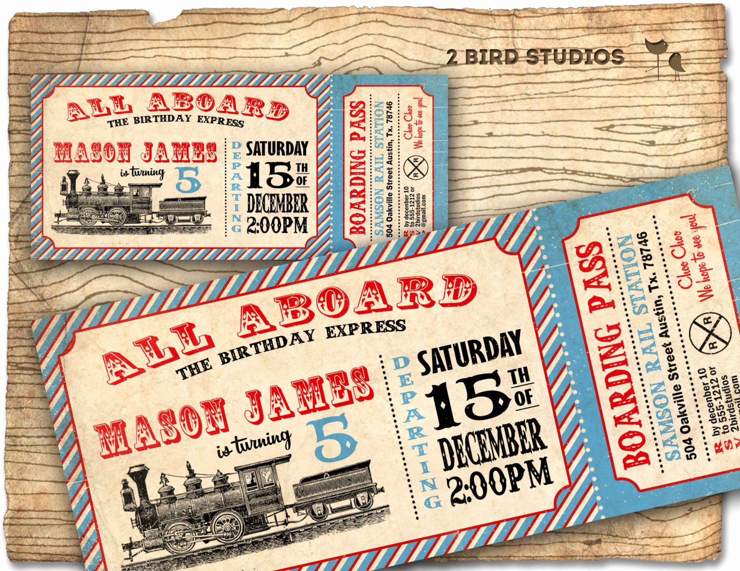 Train Ticket Birthday Invitation New Train Invitation Train Ticket Birthday Party by 2birdstudios