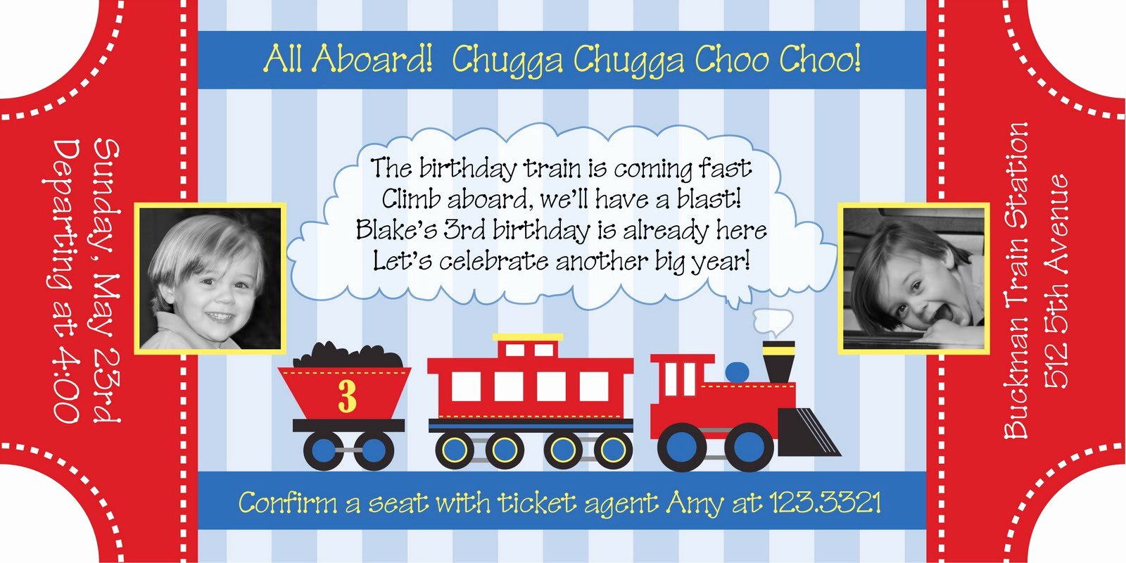 Train Ticket Template New All Aboard the Choo Choo Train Party anders Ruff Custom