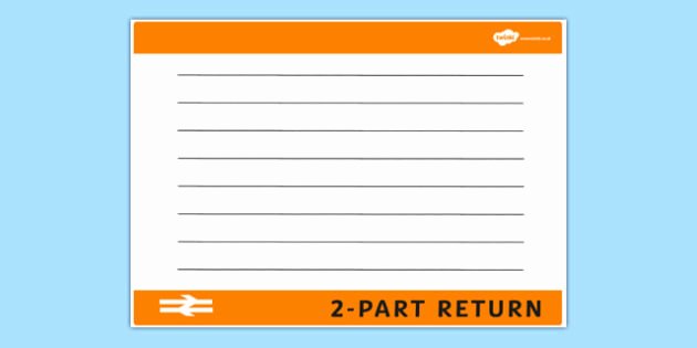 Train Ticket Template New Blank Train Ticket Template Train Ticket Template Writing