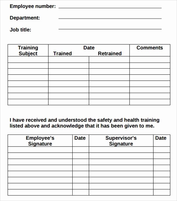 Training Agenda Template In Word Lovely 9 Free Training Log Templates Pdf Word