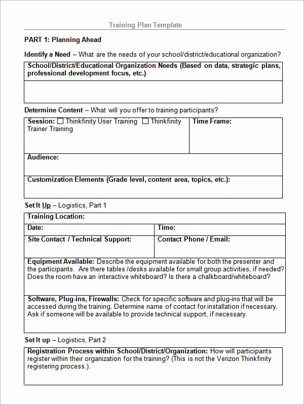 Training and Development Plan Example Elegant Training Plan Template 16 Download Free Documents In